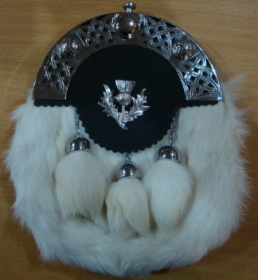 RABBIT FUR SPORRAN